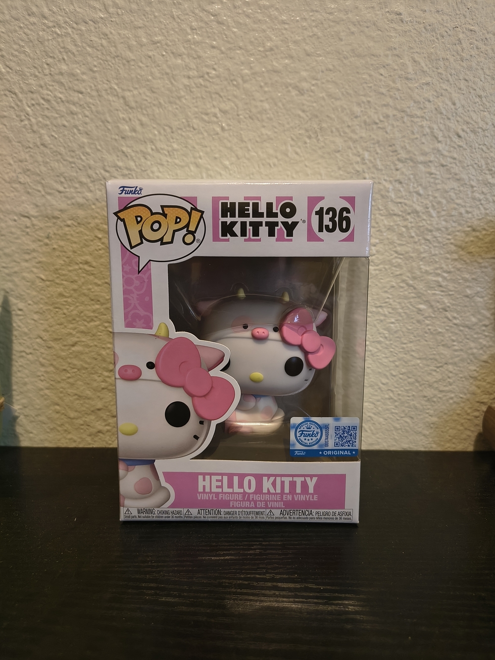 Funko Pop! Hello Kitty #136 Pink & White Vinyl Figure